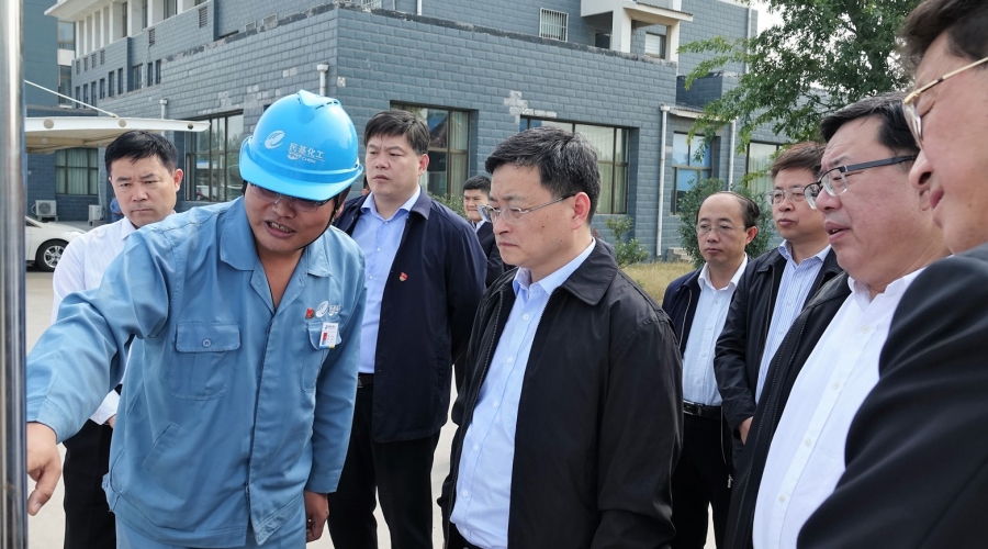 市委副書記、市長于海田來公司調研重大項目建設情況